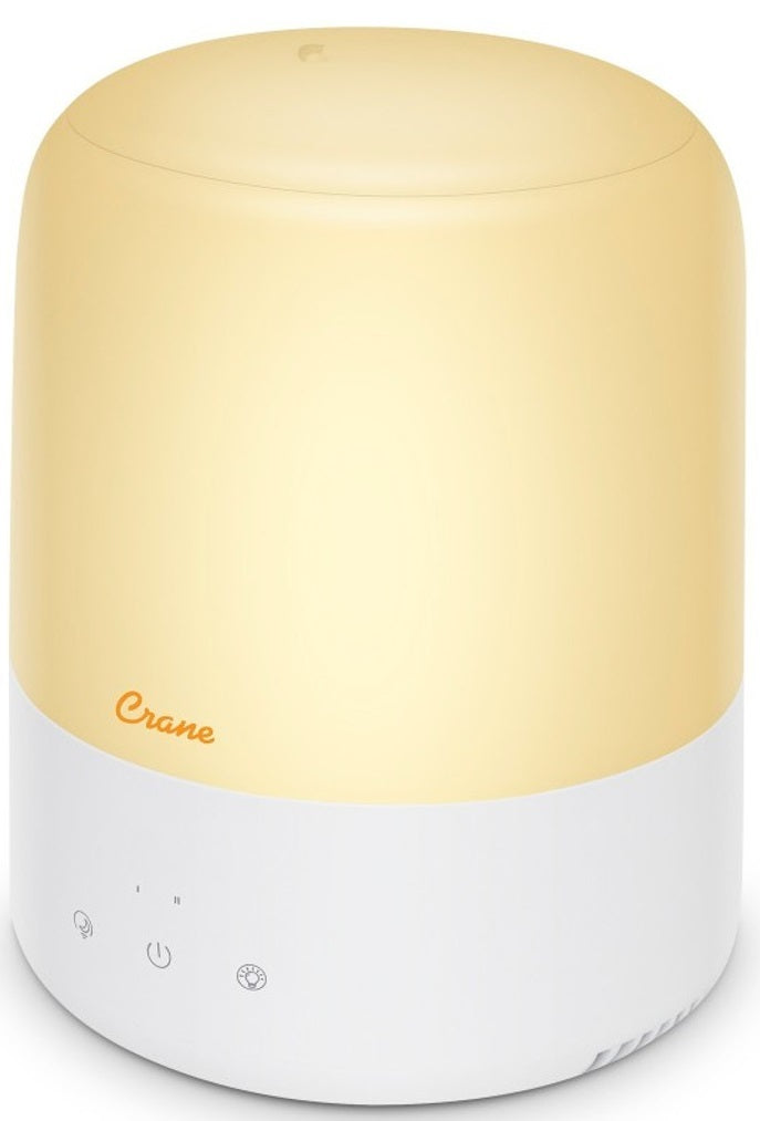 Crane: 3-in-1 Cool Mist Humidifier with Aroma Diffuser & Sleep Support Light