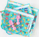Bumkins: Clear Travel Bag - Hello Kitty Fruit Punch (3 Pack)