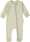 Woolbabe: Pyjama Suit - Meadow (3-6 Months) in Cream/Green