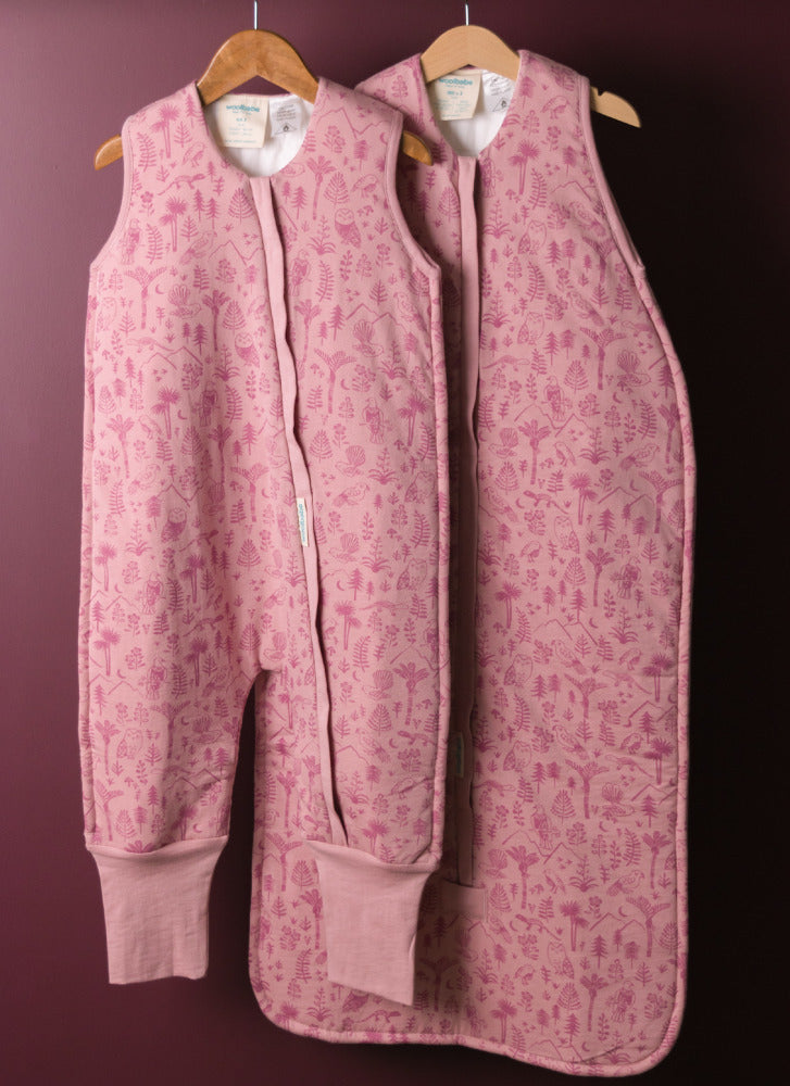 Woolbabe: Duvet Sleeping Suit - Dusk Wilderness (2 Years)