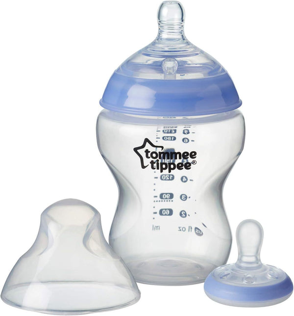 Tommee Tippee: Closer to Nature Glow Bottle + Night Soother (260ml)