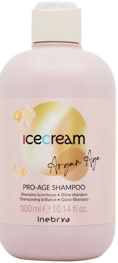 Inebrya: Ice Cream Argan Age Pro Shine Shampoo (300ml)