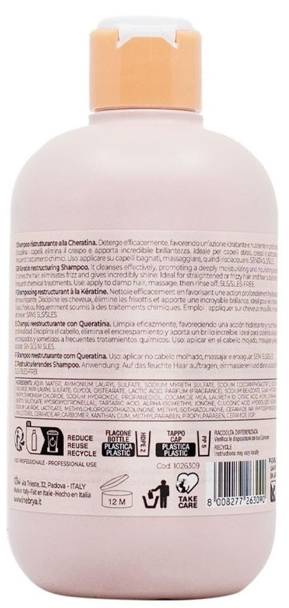 Inebrya: Ice Cream Keratin Restructuring Shampoo (300ml)