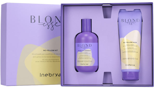 Inebrya: Blondesse No-Yellow Kit - Shampoo + Mask (300+250ml)