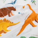 Little Unicorn: Pillowcase Set - Dino Names (2 Pack)