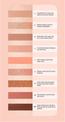 Peach C: Soft Mood Eyeshadow Palette - Soft Coral