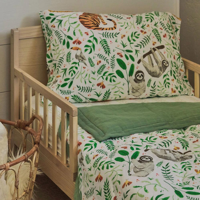 Little Unicorn: Toddler Bedding Set - Mighty Jungle