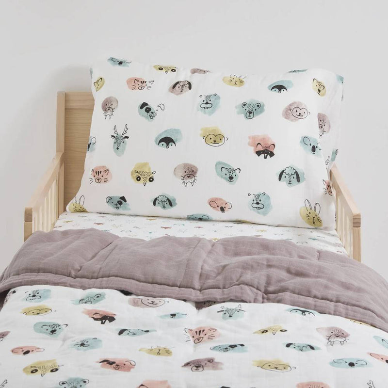 Little Unicorn: Toddler Bedding Set - Watercolour Critters