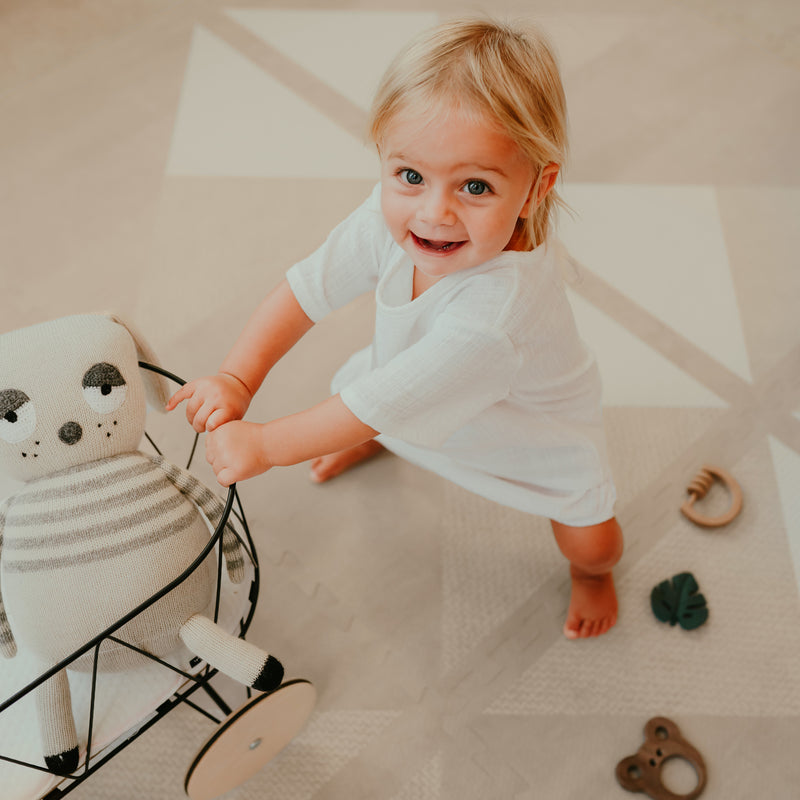 Toddlekind: Prettier Puzzle Playmat - Kyte Mocha