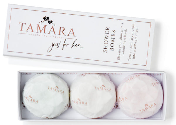 Essentially Tamara: Just for Her Collection Shower Bombs (Box of 3)