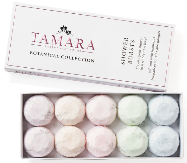 Essentially Tamara: Botanical Collection Shower Bursts (Box of 10)