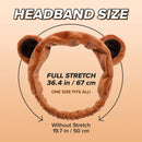 I Dew Care: Headband - Brown Bear