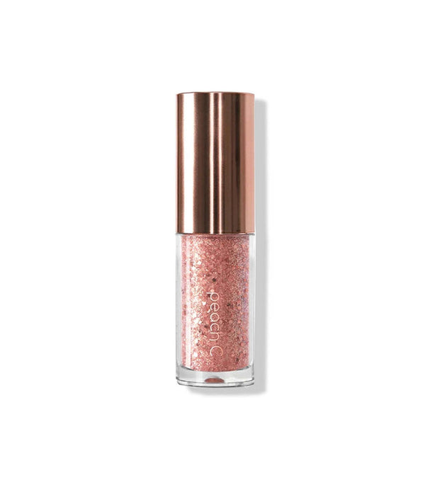 Peach C: Champagne Eye Glitter - Rose Coral