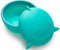 Melii: Silicone Animal Bowl with Lid & Utensils - Shark