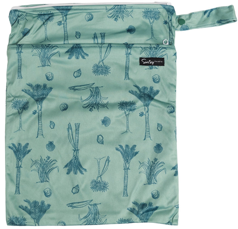 Nestling: Double Pocket Wet Bag - Surfs Up