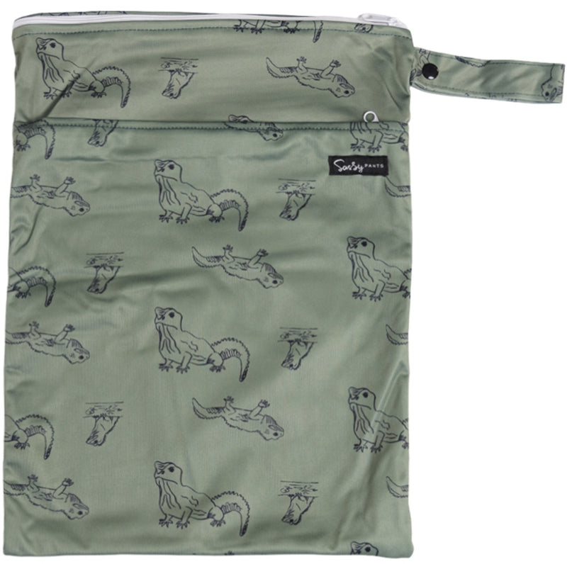 Nestling: Double Pocket Wet Bag - Tuatara