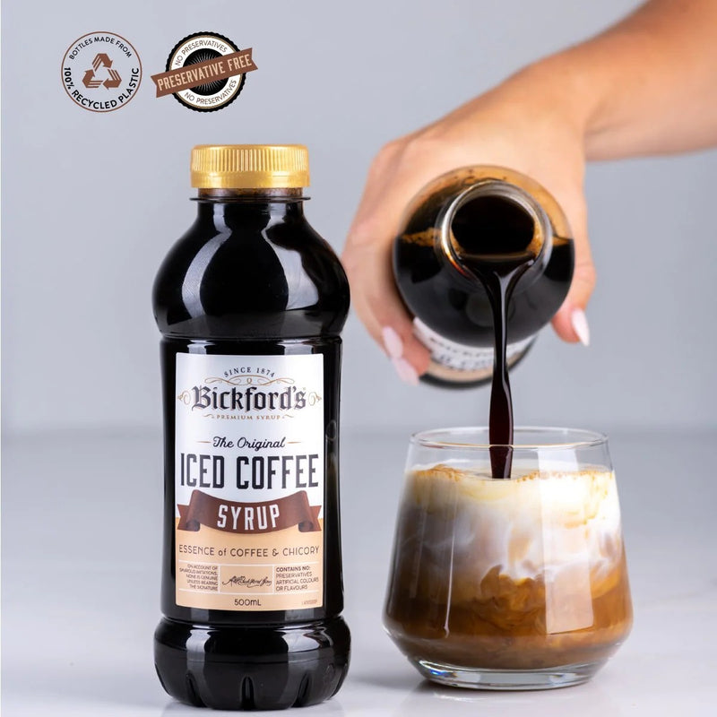Bickford's Iced Coffee Syrup 500ml (6 Pack)