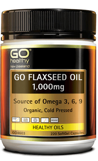 GO Healthy: GO Flaxseed Oil 1000mg (220 Caps)