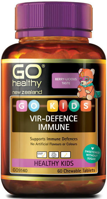 GO Healthy: GO Kids Vir-Defence Immune (60 C-Tabs)