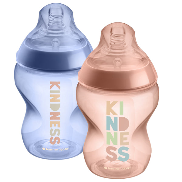 Tommee Tippee: Closer to Nature Decorated Bottle - 2 Pack (260ml)