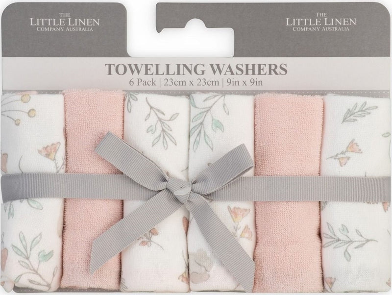 Little Linen: Towelling Washer - Harvest Bunny (6 Pack)