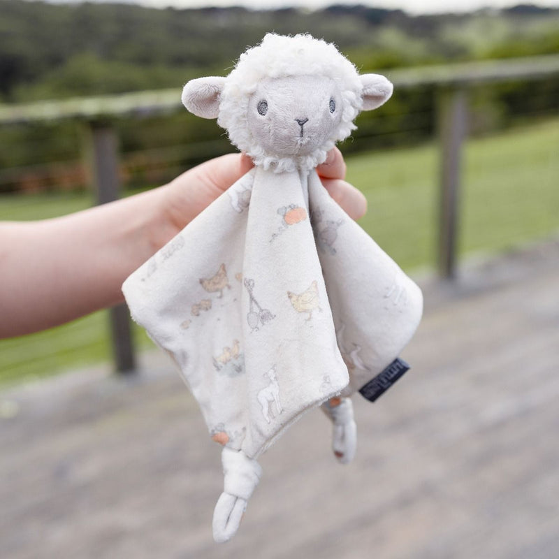 Little Linen: Comforter - Farmyard Lamb