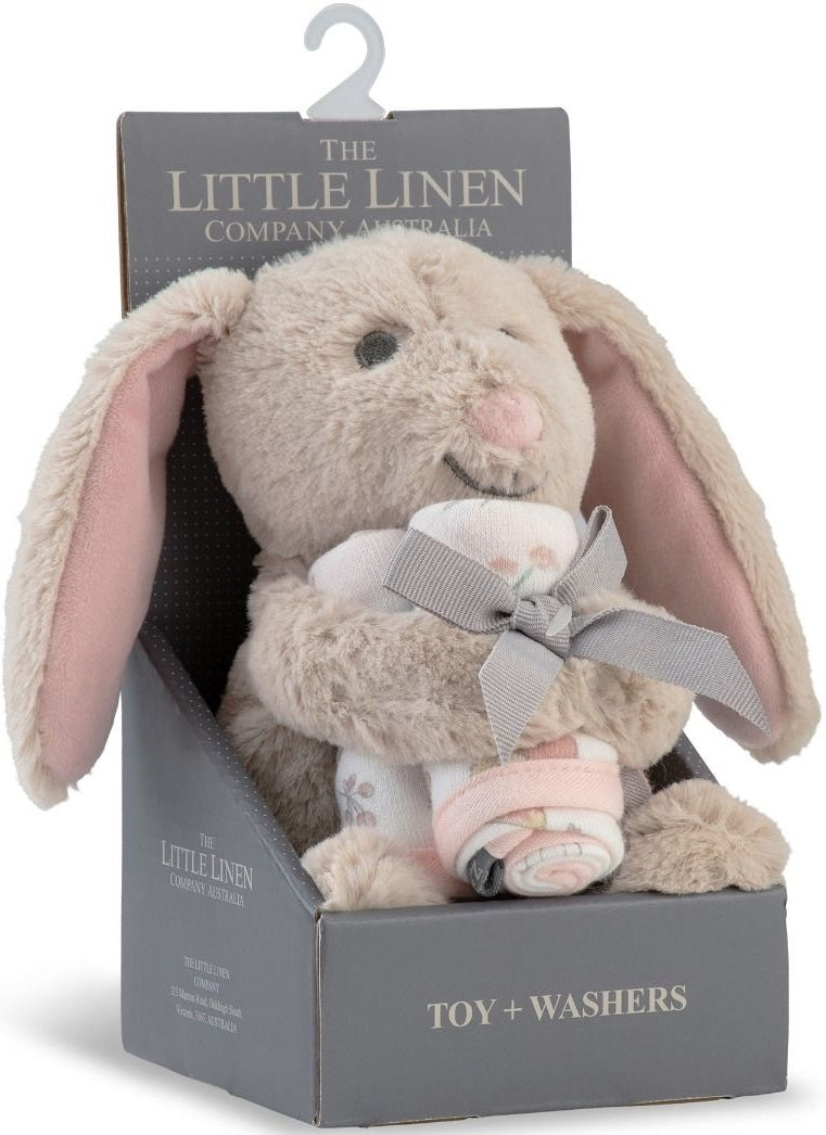 Little Linen: Plush Toy & Washers - Harvest Bunny