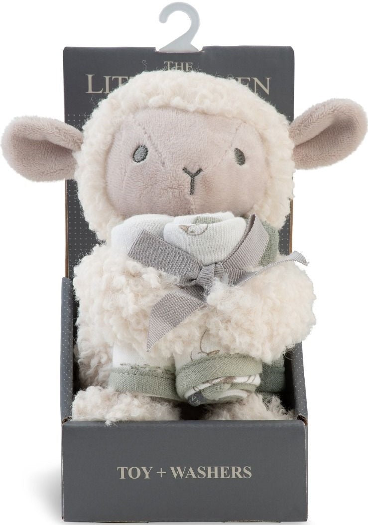 Little Linen: Plush Toy & Washers - Farmyard Lamb