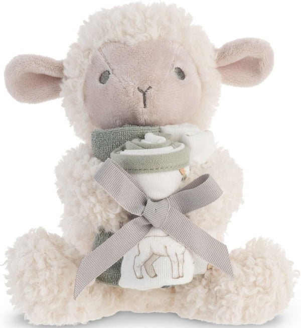 Little Linen: Plush Toy & Washers - Farmyard Lamb