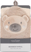 Little Linen: Character Hooded Towel - Nectar Bear