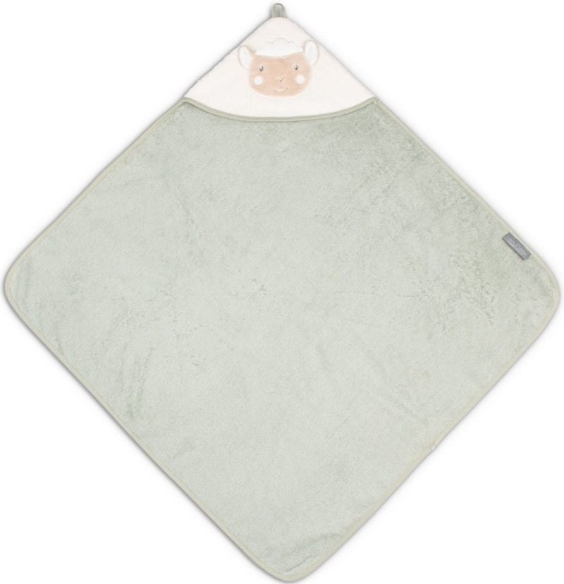Little Linen: Character Hooded Towel - Farmyard Lamb