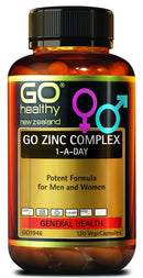 GO Healthy: GO Zinc Complex 1-A-Day (120 VegeCaps)