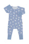 Bonds: Long Sleeve Newbies Coverall - Blue Swallows (Size 000)