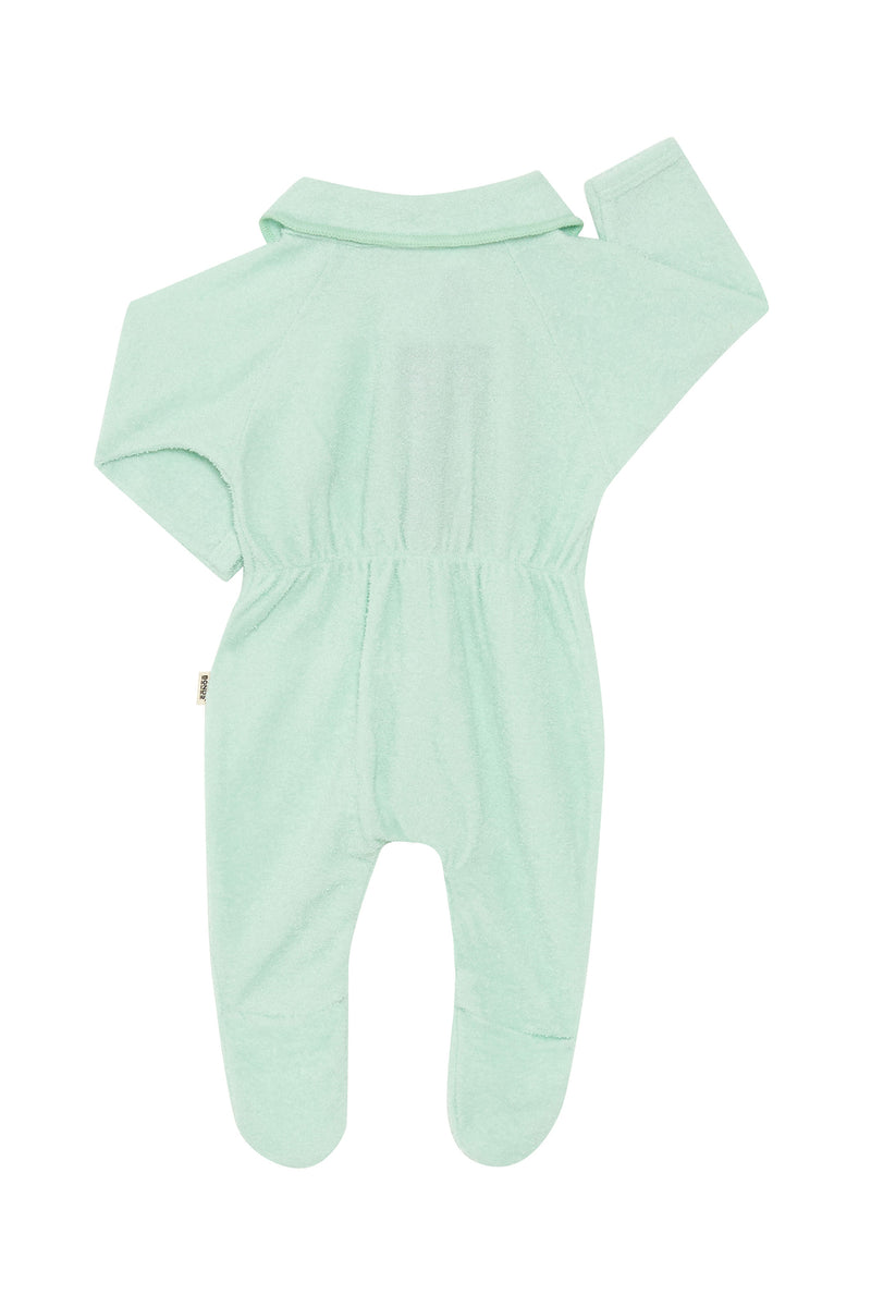 Bonds: Long Sleeve Orginal Poodelette Wondersuit - Mint Gelato (Size 00)