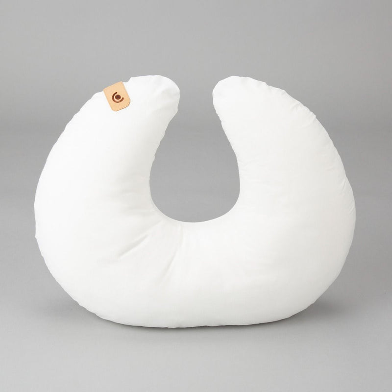 Cuddle Co: Organic Cotton Feeding & Infant Support Pillow - White