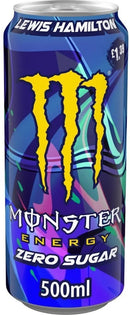 Monster Energy Drink Lewis Hamilton Zero Sugar Can- 500ml (12 Pack)