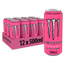 Monster Energy Zero Ultra Rosa - 500ml (12 Pack)