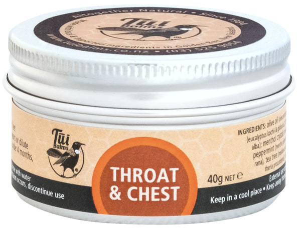 Tui Balms: Throat & Chest Balm (40g)
