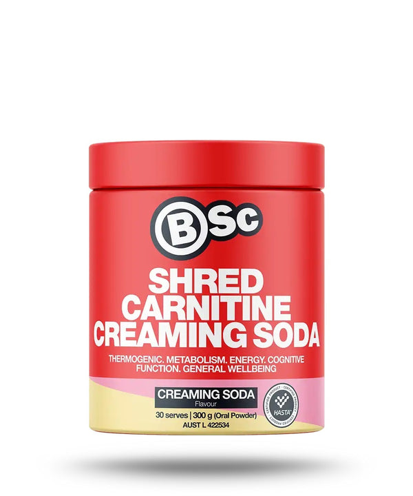 BSc Bodyscience: Shred CARNITINE 300g - Creaming Soda