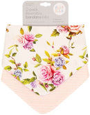 All4Ella: Bandana Bib - Rose (2 Pack)