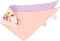 All4Ella: Bandana Bib - Rose (2 Pack)