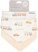 All4Ella: Bandana Bib - Trucks (2 Pack)