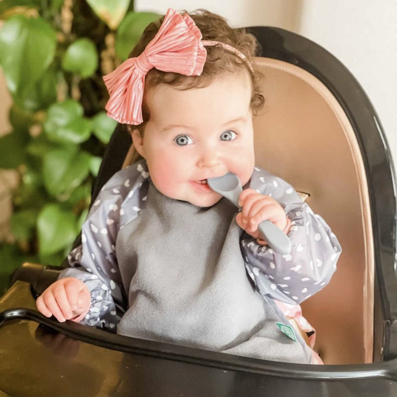 All4Ella: Long Sleeve Bib - Dusty Pink