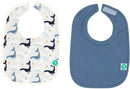 All4Ella: Roll Neck Bib - Whales