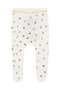 Bonds: Newbies Footed Leggings - Whispering Heart Marscapone (Size 000)
