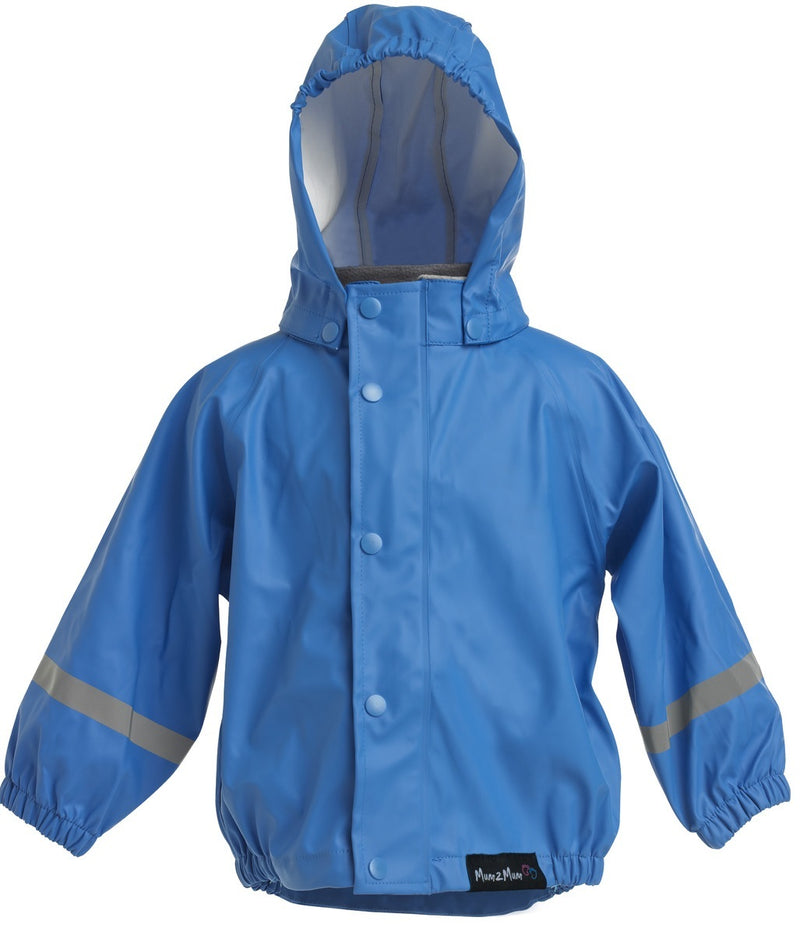 Mum 2 Mum: Rainwear Jacket - Royal Blue (12 months)