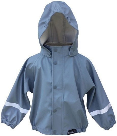 Mum 2 Mum: Rainwear Jacket - Steel Blue (12 months)