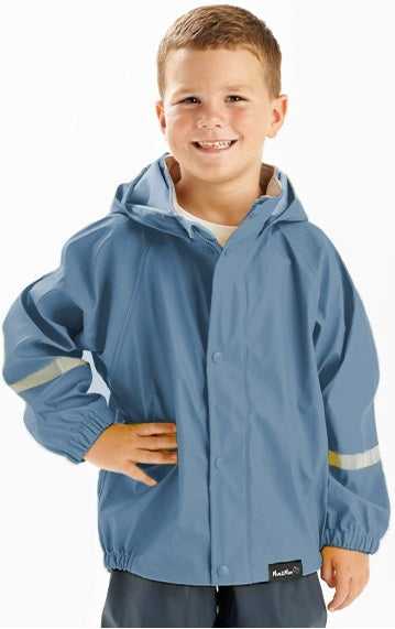 Mum 2 Mum: Rainwear Jacket - Steel Blue (3 years)