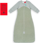 Love to Dream: Sleep Bag Organic Long Sleeve 1.0 TOG - Olive (Large) (18-36 Months)