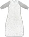 Love to Dream: Sleep Bag Organic Long Sleeve 1.0 TOG - Stellar White (Small) (6-18 Months)